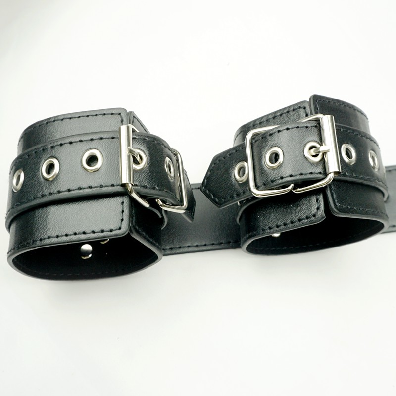 Space Leather Reverse back Handcuffs For Couples SM