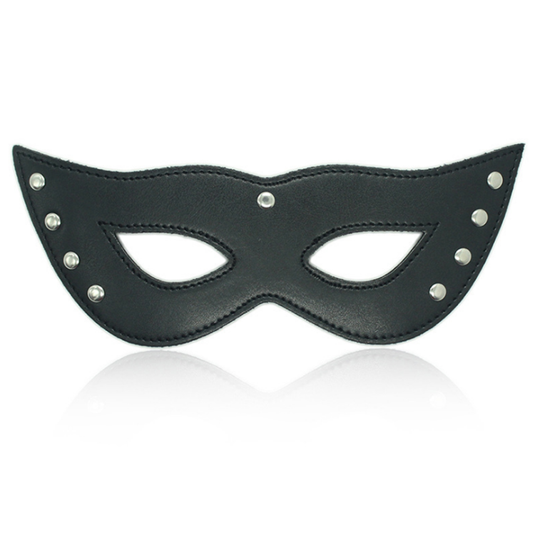 SM women's stage performance cosplay eye mask rivets adult erotic sex supplies leather mask