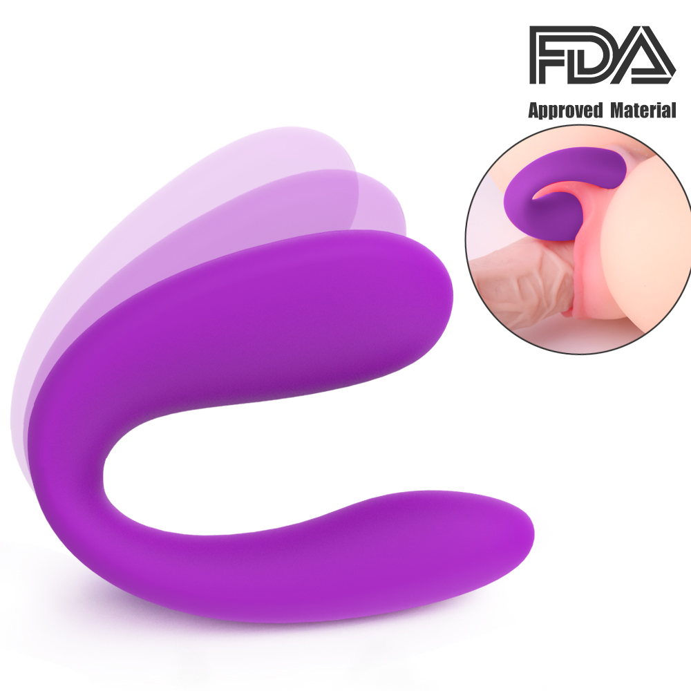 Pink and purple Silicone G-spot vibrator clitoris vibrator adult Couples vibrators for women clitoris stimulator