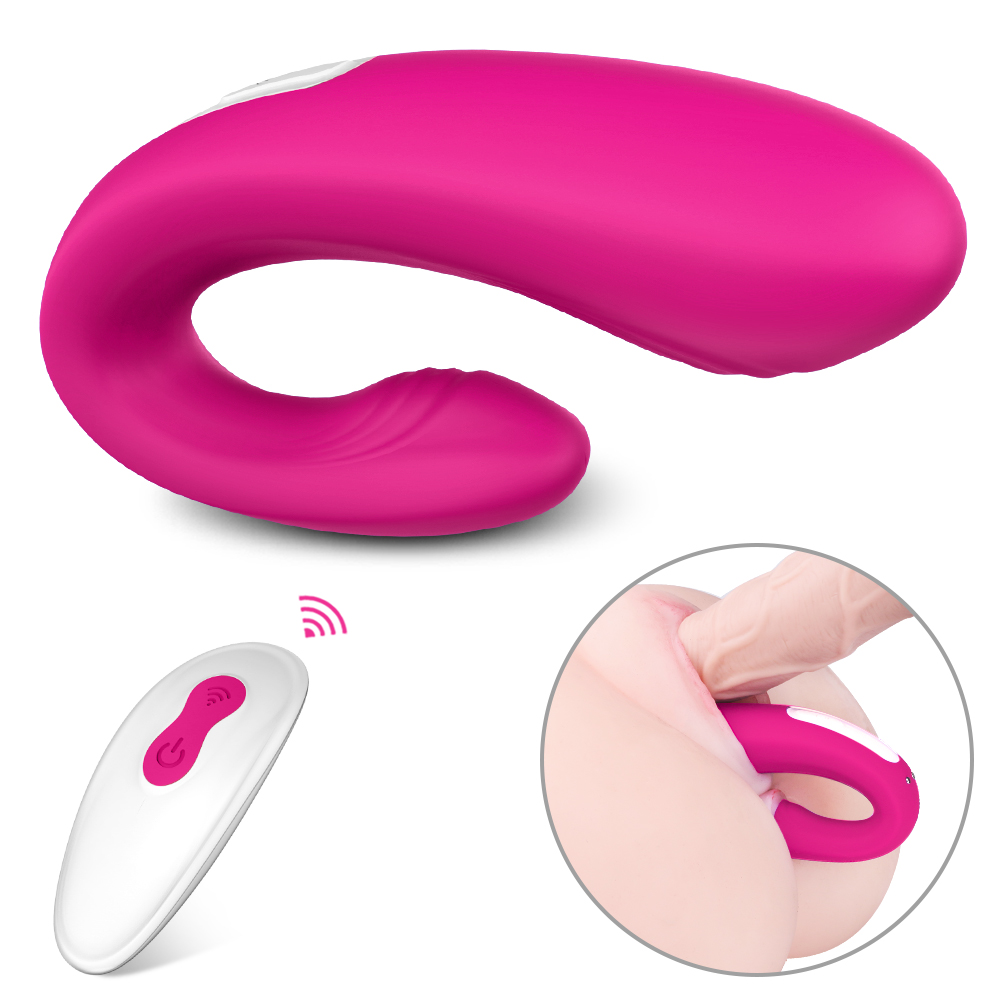 Waterproof U Shape Remote Control Fully Silicone Heated Vibrator vibrating panties