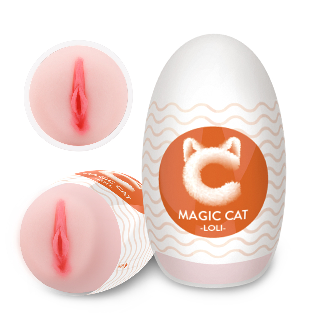 Magic Cat Portable Artificial Vagina Sex Toys Realistic Silicone Pocket Pussy Toy For Men Masturbation【Loli】