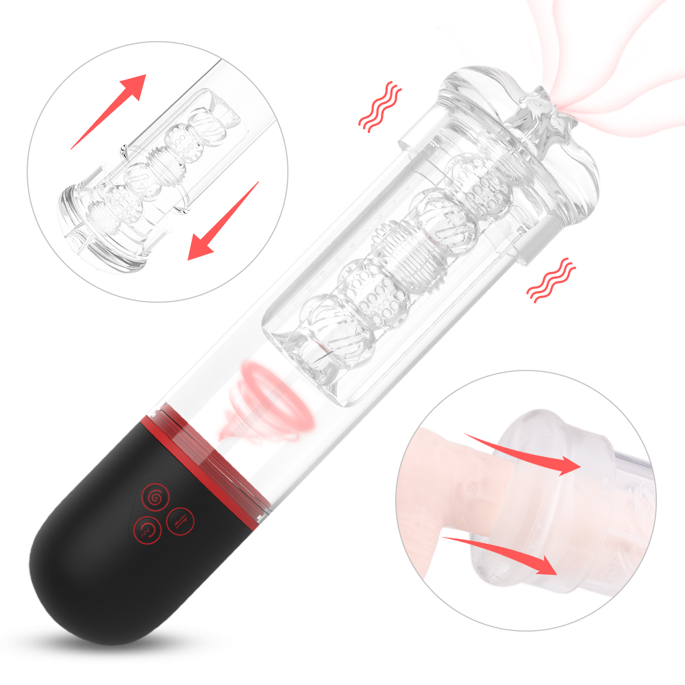 Automatic Electronic Masturbation Cup Flesh Light Male Masturbation