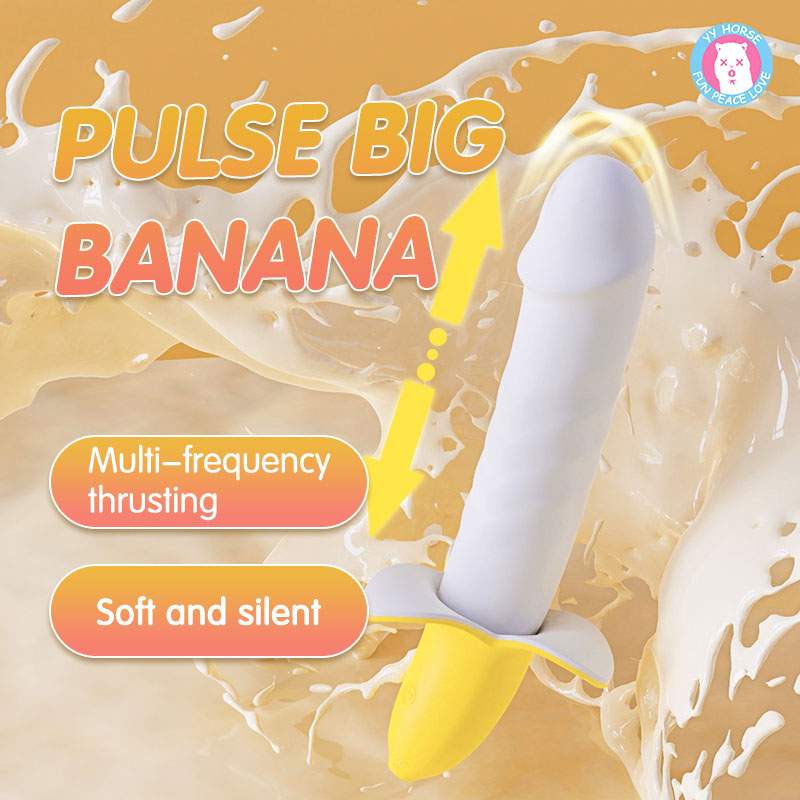 YY HORSE Pulse big Banana Vibrator